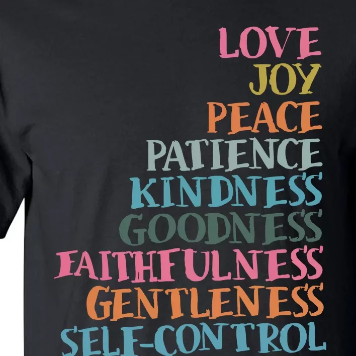 Fruits Of The Spirit Tall T-Shirt