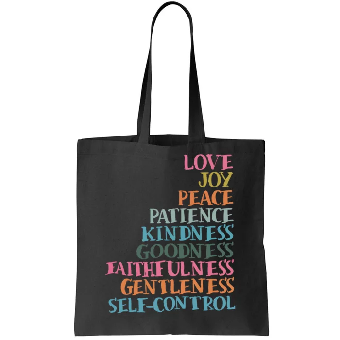 Fruits Of The Spirit Tote Bag