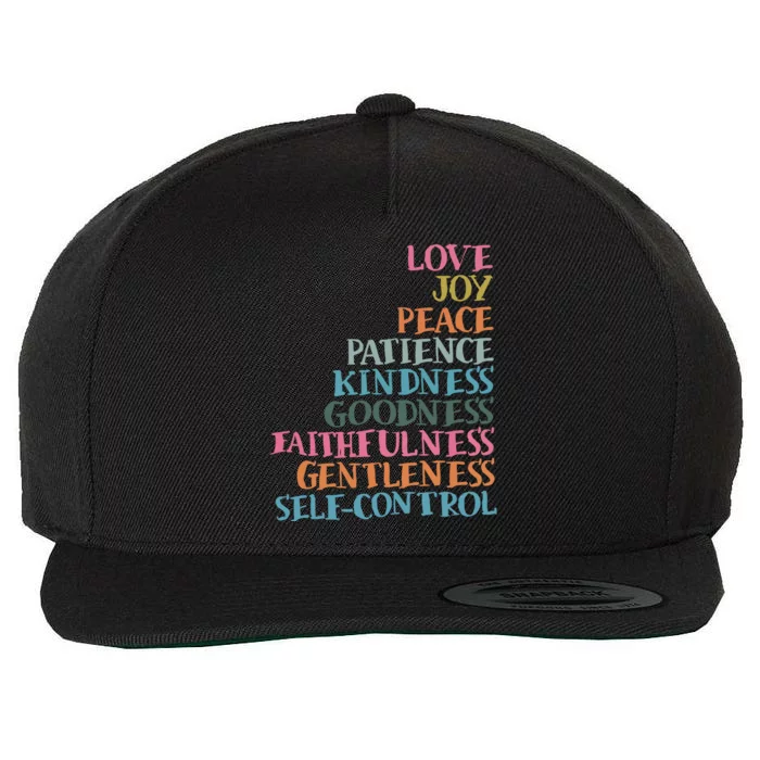 Fruits Of The Spirit Wool Snapback Cap