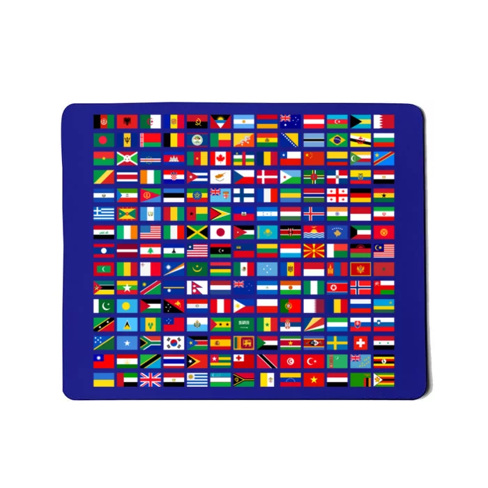 Flags Of The Countries Of The World Graphic Cool Designs Meaningful Gift Mousepad