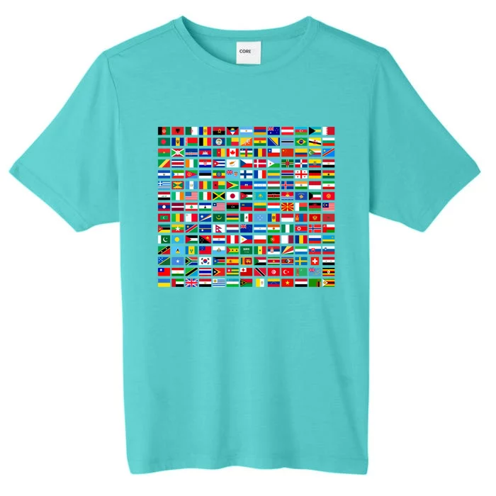 Flags Of The Countries Of The World Graphic Cool Designs Meaningful Gift ChromaSoft Performance T-Shirt