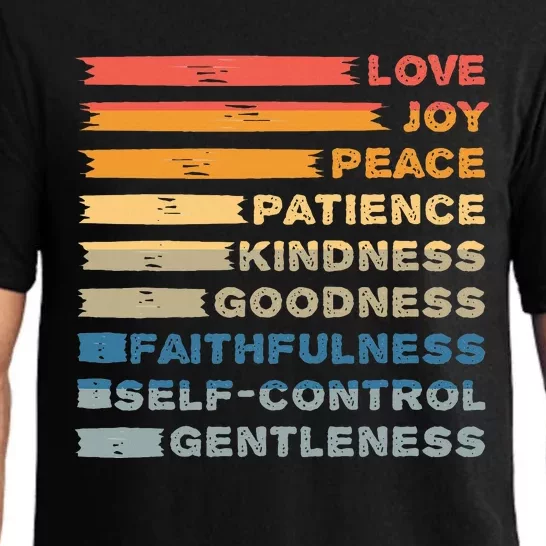 Fruit Of The Spirit Christian Bible Verse Love Joy Peace Pajama Set