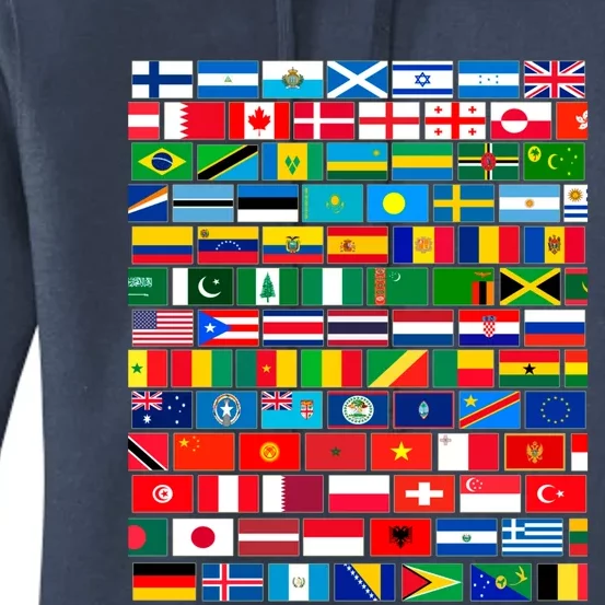 Flags Of The Countries Of The World International Gift Women's Pullover Hoodie