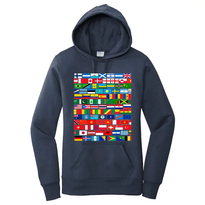 Flags Of The Countries Of The World International Gift Women's Pullover Hoodie