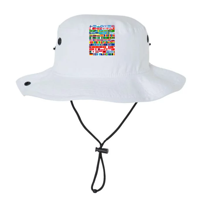 Flags Of The Countries Of The World International Gift Legacy Cool Fit Booney Bucket Hat