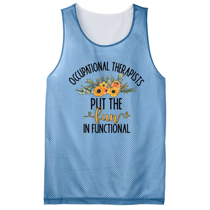 Funny Occupational Therapists Occupational Therapy Month Cute Gift Mesh Reversible Basketball Jersey Tank