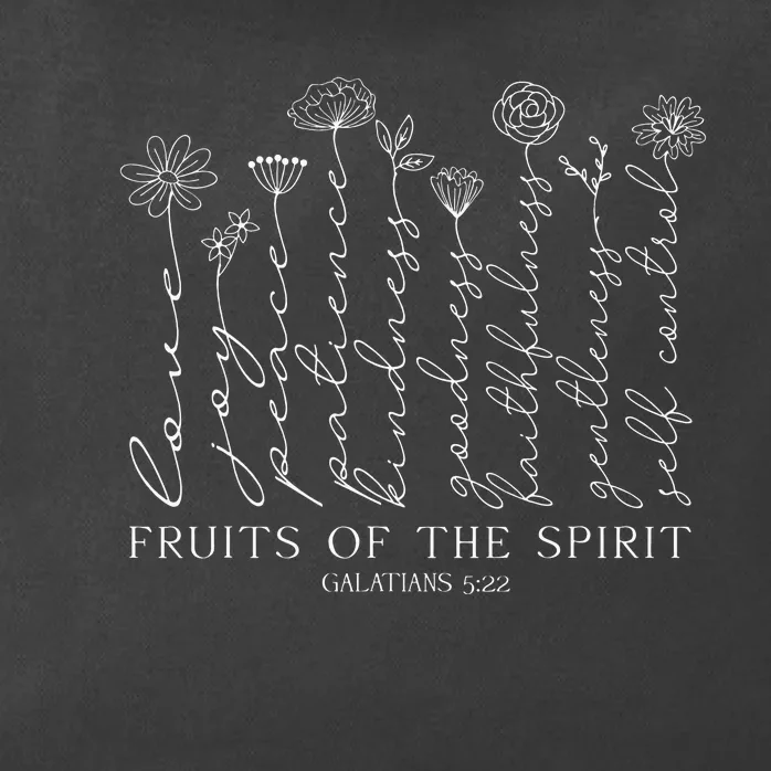 Fruits Of The Spirit Galatians 522 Zip Tote Bag