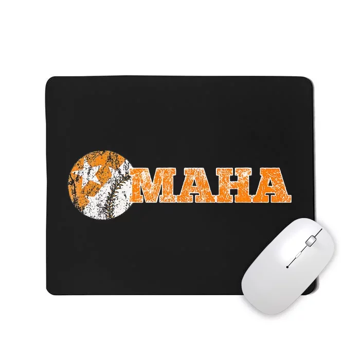 Fan Of Tennessee In Baseball Going To Omaha Mousepad