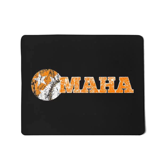 Fan Of Tennessee In Baseball Going To Omaha Mousepad