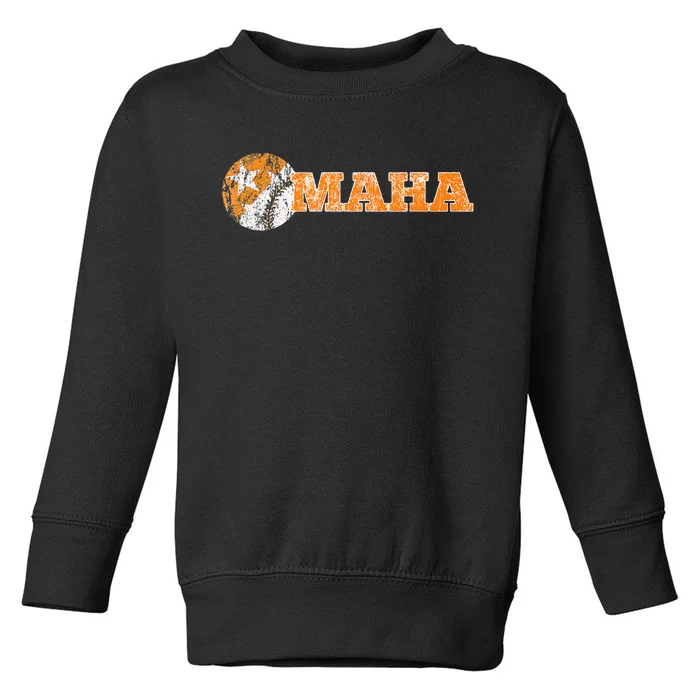 Fan Of Tennessee In Baseball Going To Omaha Toddler Sweatshirt