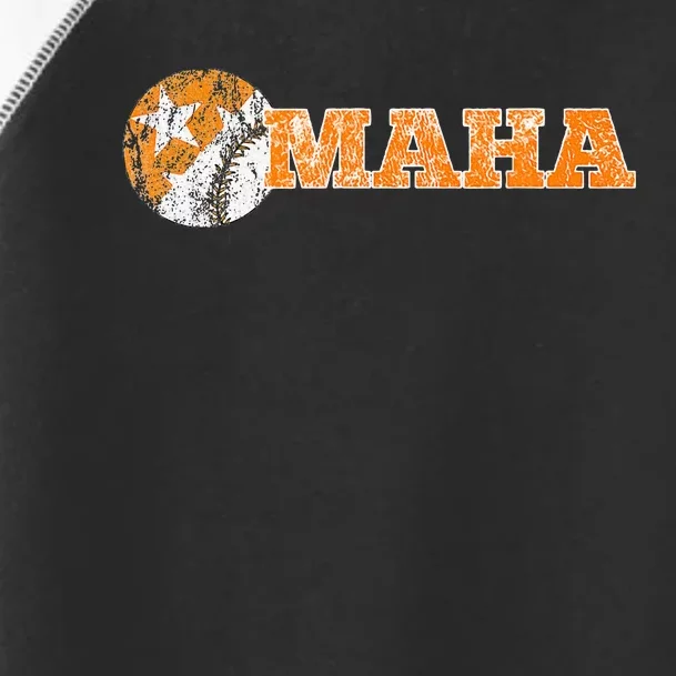 Fan Of Tennessee In Baseball Going To Omaha Toddler Fine Jersey T-Shirt