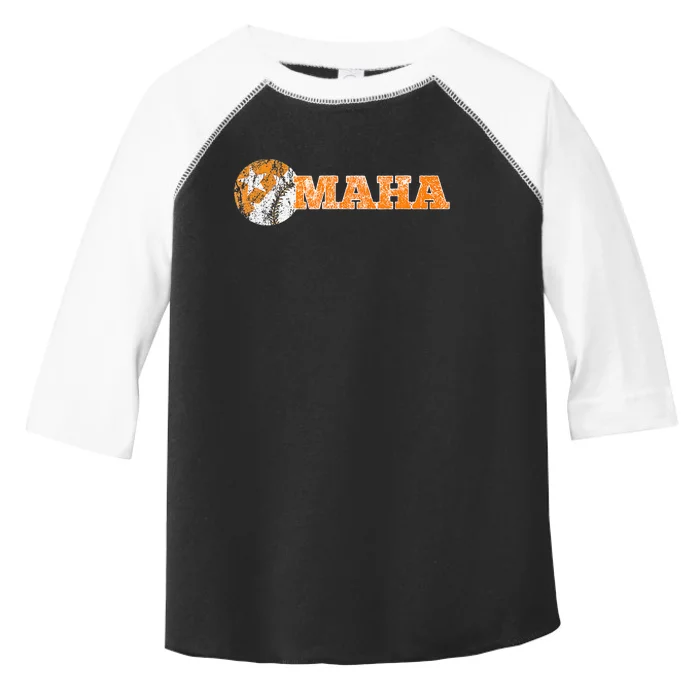 Fan Of Tennessee In Baseball Going To Omaha Toddler Fine Jersey T-Shirt