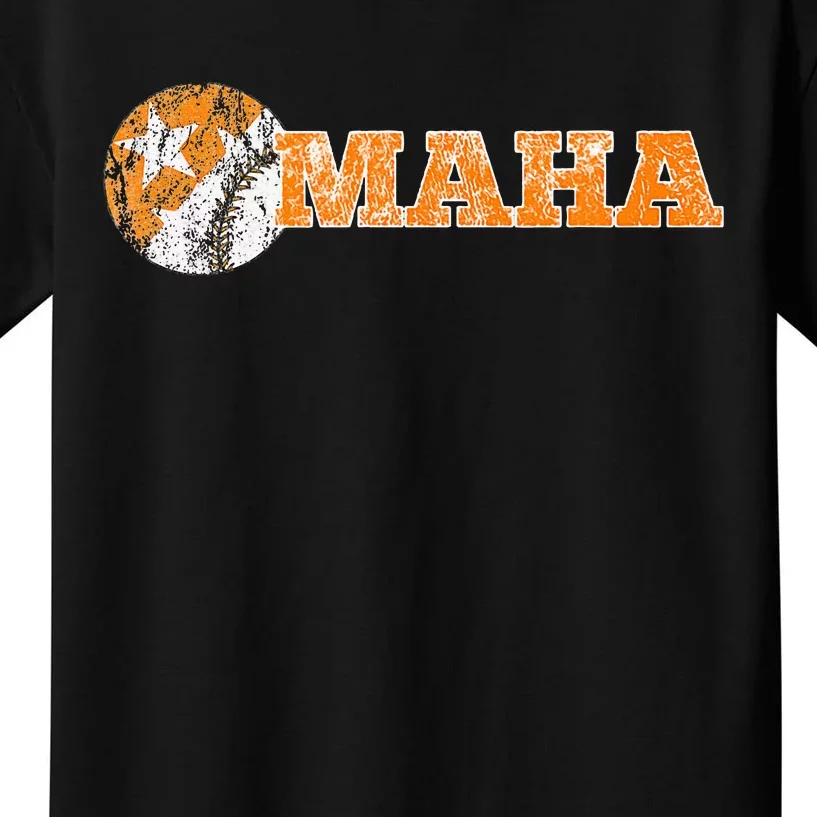 Fan Of Tennessee In Baseball Going To Omaha Kids T-Shirt