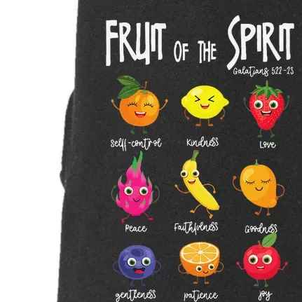 Fruit Of The Spirit Christian Faith Jesus God Lover Doggie 3-End Fleece Hoodie