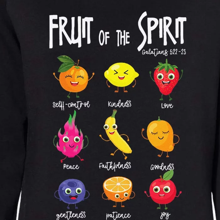 Fruit Of The Spirit Christian Faith Jesus God Lover Womens California Wash Sweatshirt