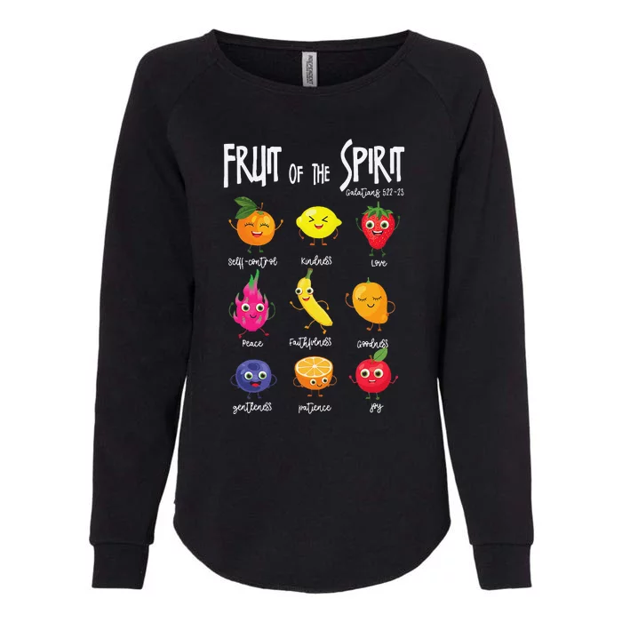 Fruit Of The Spirit Christian Faith Jesus God Lover Womens California Wash Sweatshirt