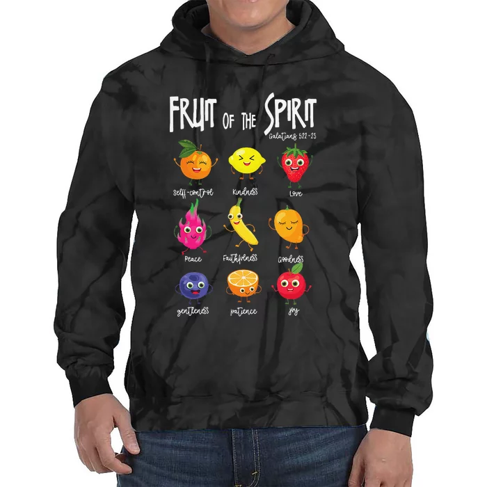 Fruit Of The Spirit Christian Faith Jesus God Lover Tie Dye Hoodie