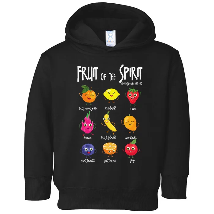 Fruit Of The Spirit Christian Faith Jesus God Lover Toddler Hoodie