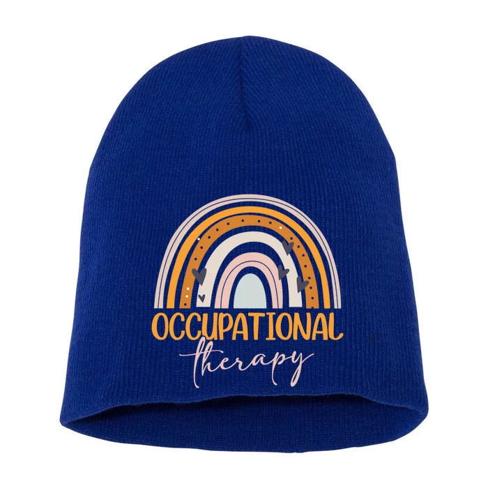 Funny Occupational Therapy Quote Cool Ot Therapist Ot Month Gift Short Acrylic Beanie