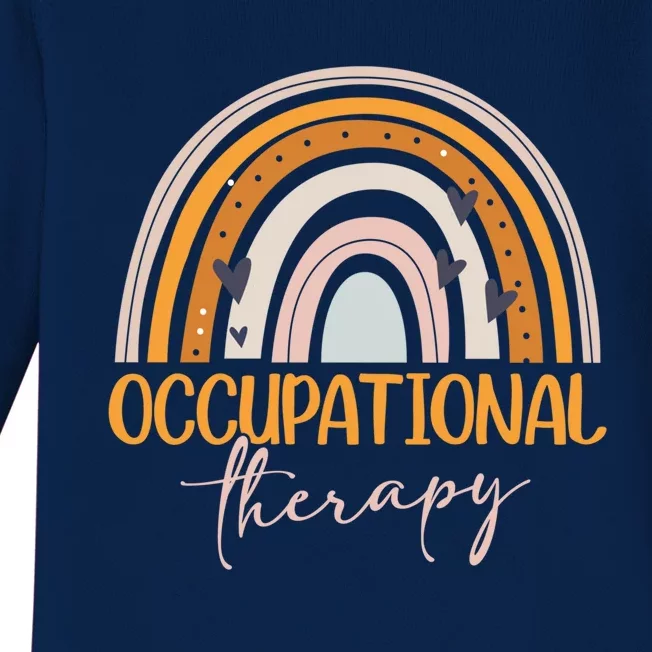 Funny Occupational Therapy Quote Cool Ot Therapist Ot Month Gift Baby Long Sleeve Bodysuit