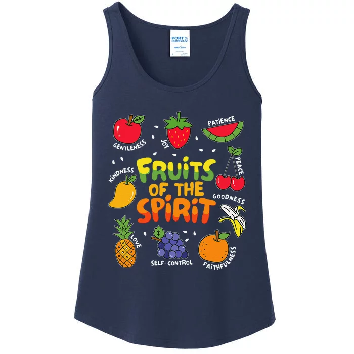 Fruit Of The Spirit Fruit Colorful Summer Vacation Ladies Essential Tank