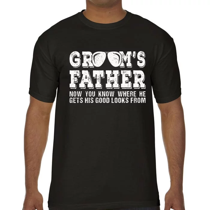 Father Of The Groom Wedding Costume Grooms Father Comfort Colors T-Shirt