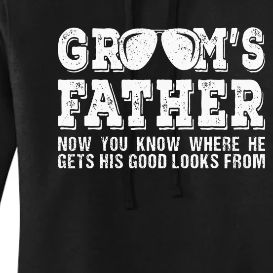 Father Of The Groom Wedding Costume Grooms Father Women's Pullover Hoodie