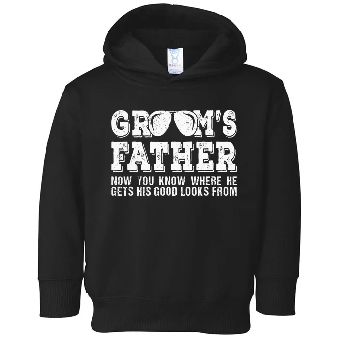 Father Of The Groom Wedding Costume Grooms Father Toddler Hoodie