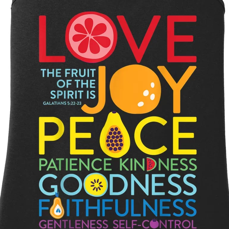 Fruit Of The Spirit Galatians Ladies Essential Tank