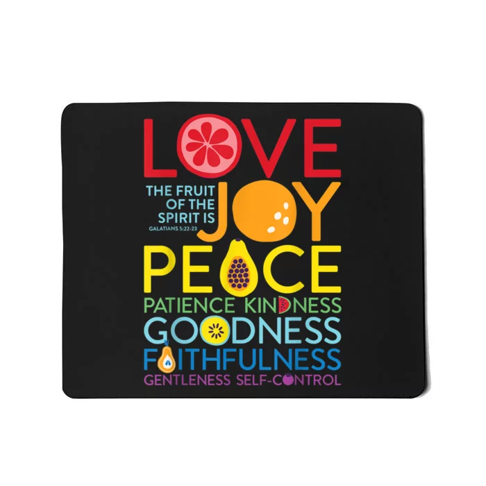 Fruit Of The Spirit Galatians Mousepad