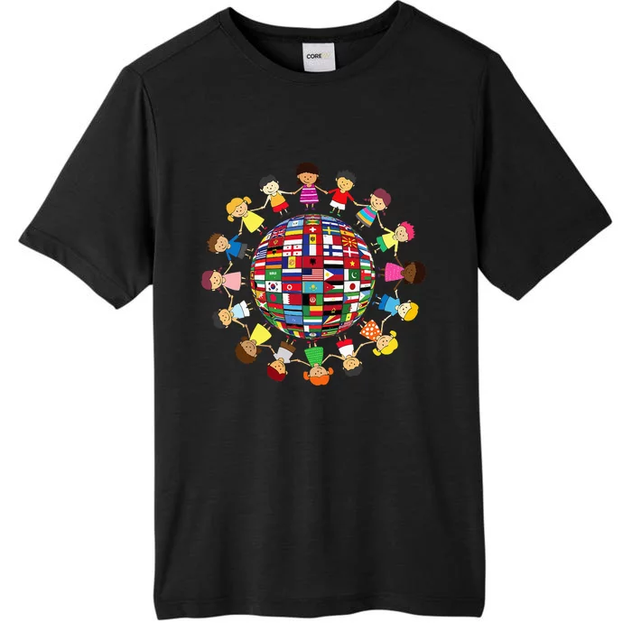 Flags Of The World Cultural Diversity Around The Globe ChromaSoft Performance T-Shirt