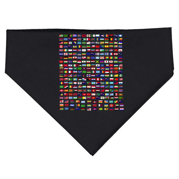 Flags Of The Countries Of The World 287 Flag International USA-Made Doggie Bandana