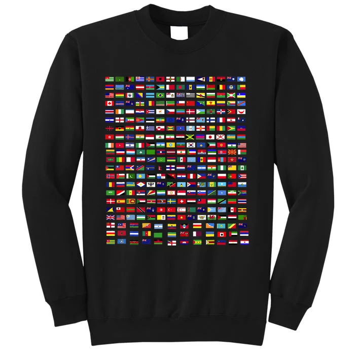 Flags Of The Countries Of The World 287 Flag International Tall Sweatshirt