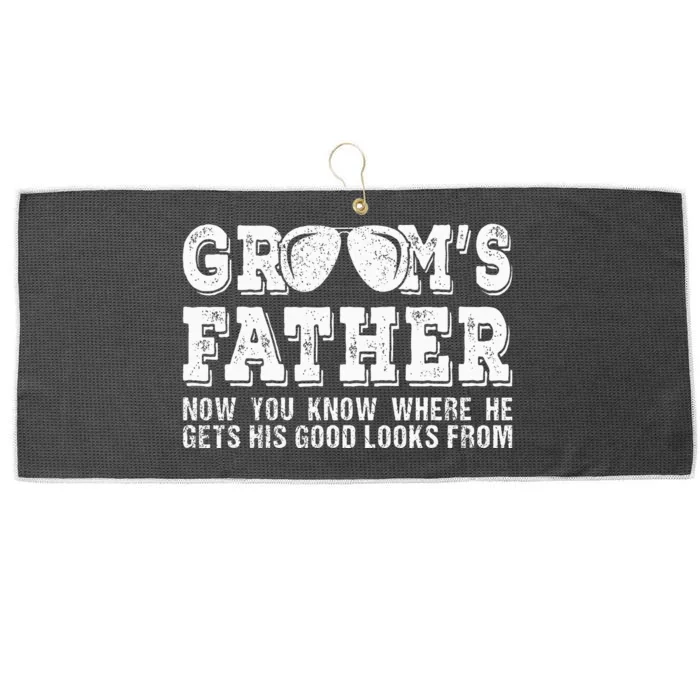 Father Of The Groom Wedding Costume GroomS Father Large Microfiber Waffle Golf Towel