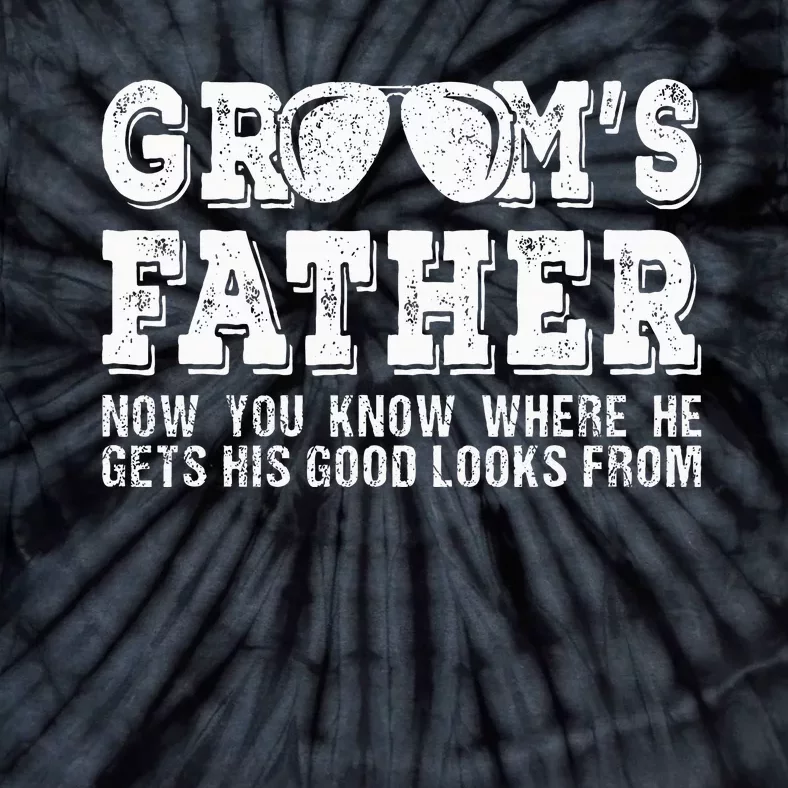 Father Of The Groom Wedding Costume GroomS Father Tie-Dye T-Shirt