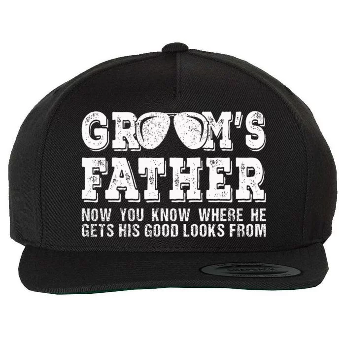 Father Of The Groom Wedding Costume GroomS Father Wool Snapback Cap