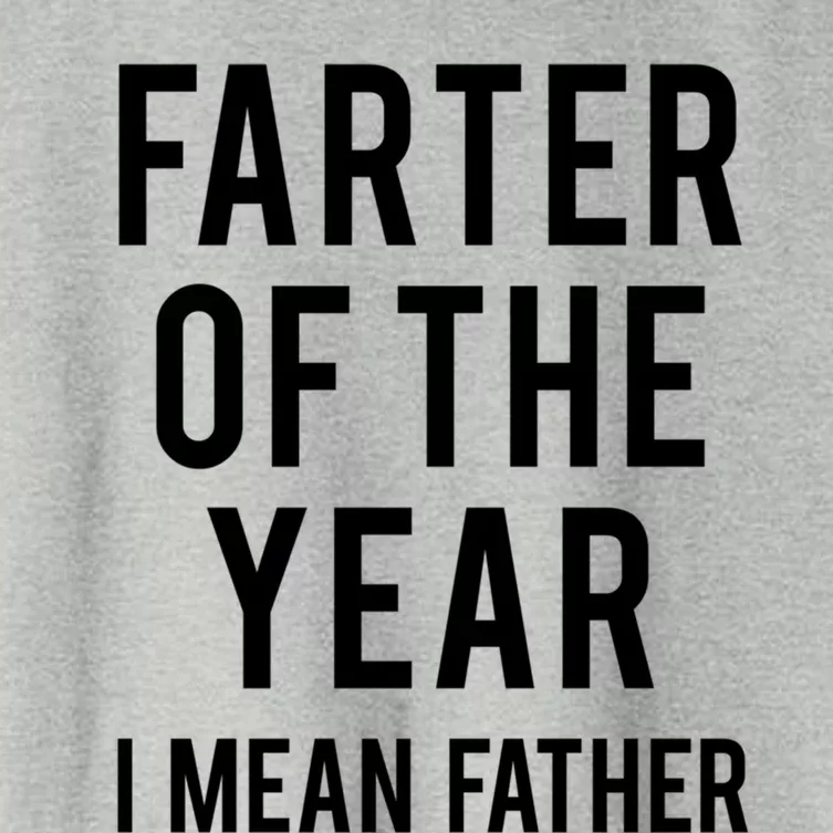 Farter Of The Year I Mean Father Great Gift Women's Crop Top Tee