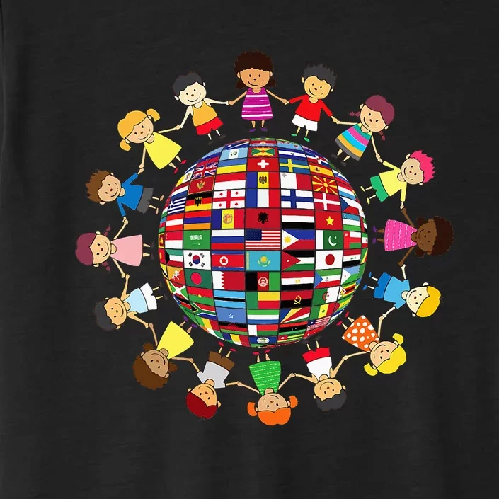 Flags Of The World Cultural Diversity Around The Globe ChromaSoft Performance T-Shirt