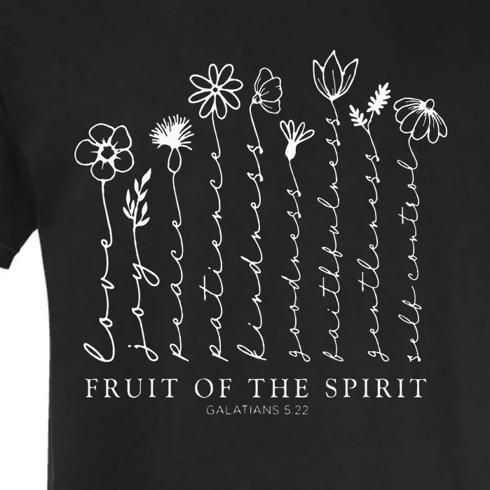 Fruit Of The Spirit Floral Garment-Dyed Heavyweight T-Shirt