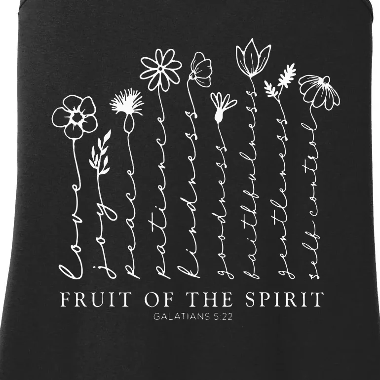 Fruit Of The Spirit Floral Ladies Essential Tank