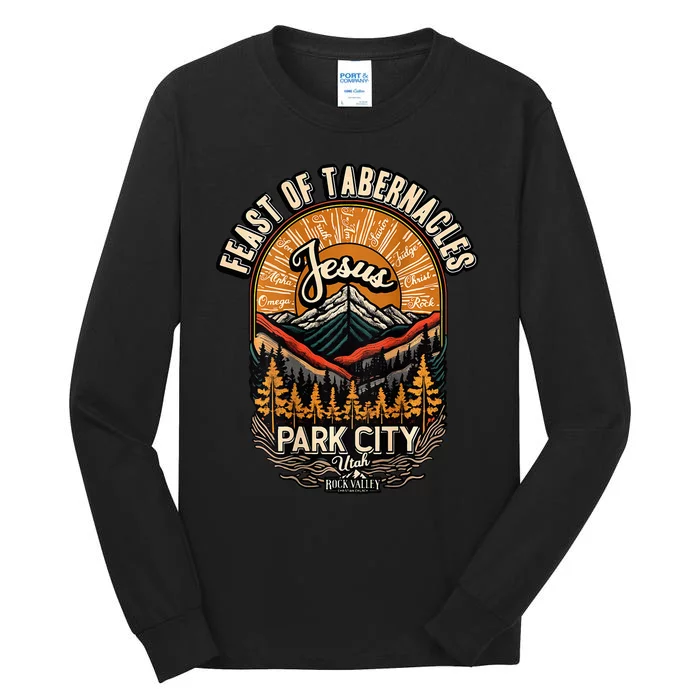 Feast Of Tabernacles Park City Utah Rock Valley Christian Tall Long Sleeve T-Shirt