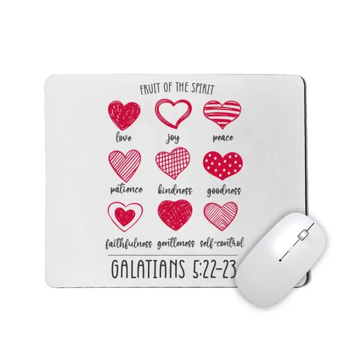 Fruit Of The Spirit Heart Galatians 5 22 23 Mousepad