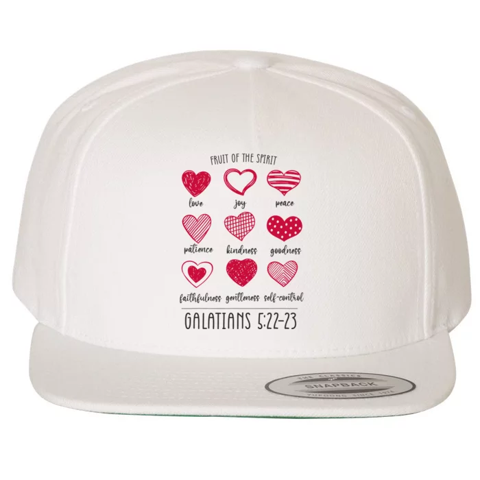 Fruit Of The Spirit Heart Galatians 5 22 23 Wool Snapback Cap