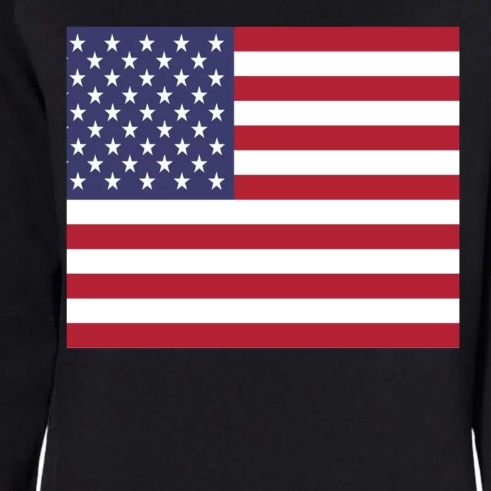 Flag of the United States USA American Womens California Wash Sweatshirt