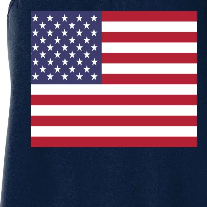 Flag of the United States USA American Women's Racerback Tank