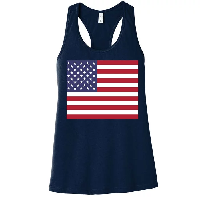 Flag of the United States USA American Women's Racerback Tank