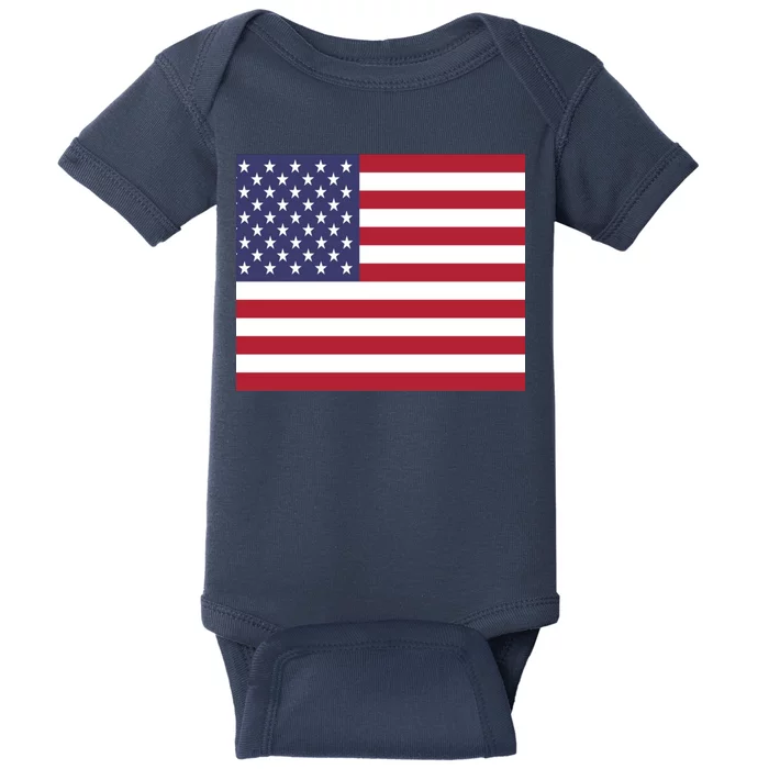 Flag of the United States USA American Baby Bodysuit