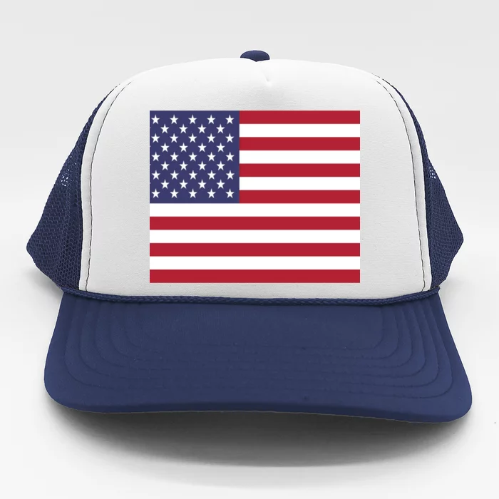 Flag of the United States USA American Trucker Hat