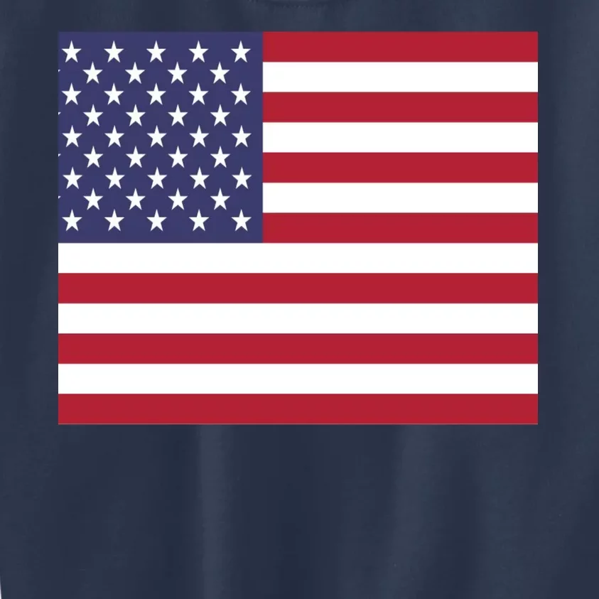 Flag of the United States USA American Kids Sweatshirt