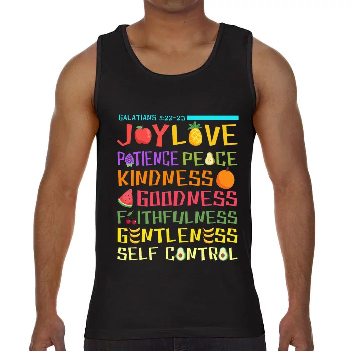 Fruit Of The Spirit Christian Bible Verse Comfort Colors® Tank Top